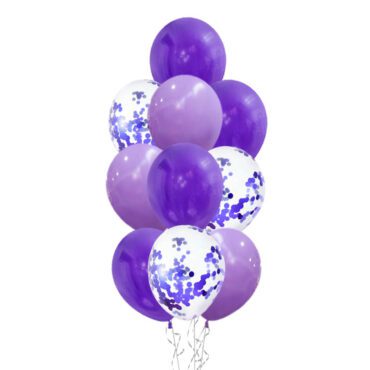 IWD Purple Balloon Bouquet