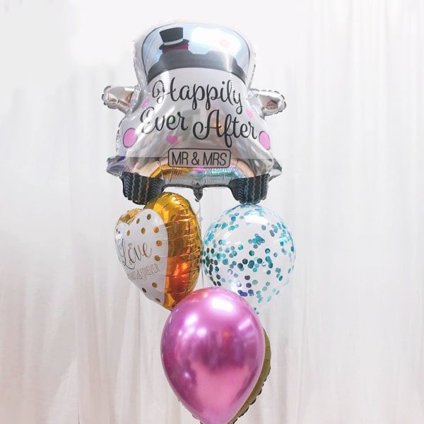 Happily Ever After balloon bouquet