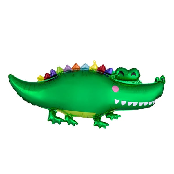 Happy Birthday Gator Crocodile Balloon
