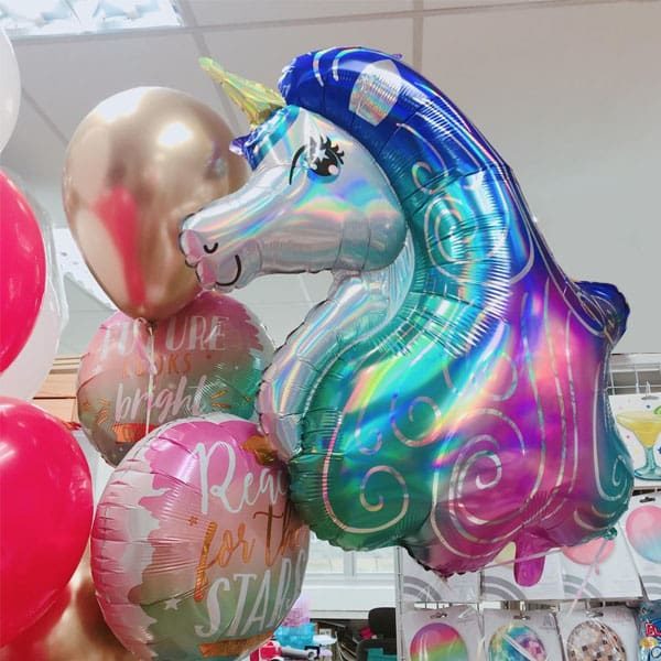 Iridescent Unicorn balloon