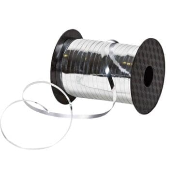 curling ribbon silver 2