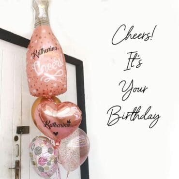 Cheers Champagne Balloon Bouquet