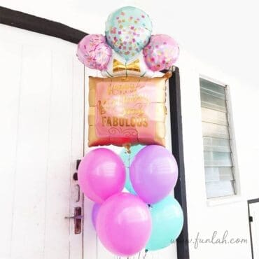 Happy birthday stay fabulous bouquet