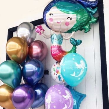 Mermaid balloon bouquet