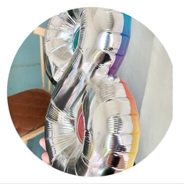 Rainbow jelly digit foil