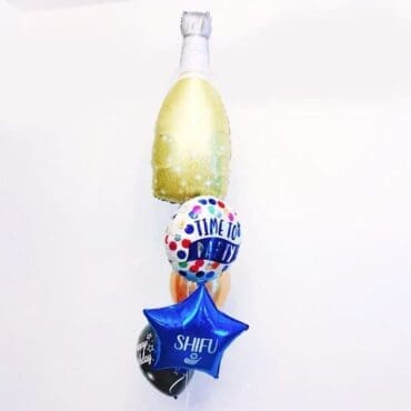 Bubbly Gold Balloon Bouquet