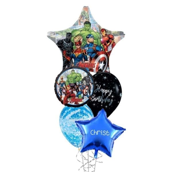 Avengers Unite Birthday Balloon Bouquet