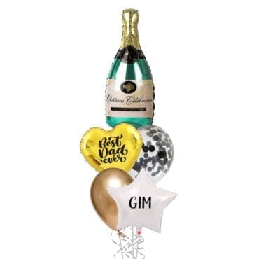 Best dad ever balloon bouquet
