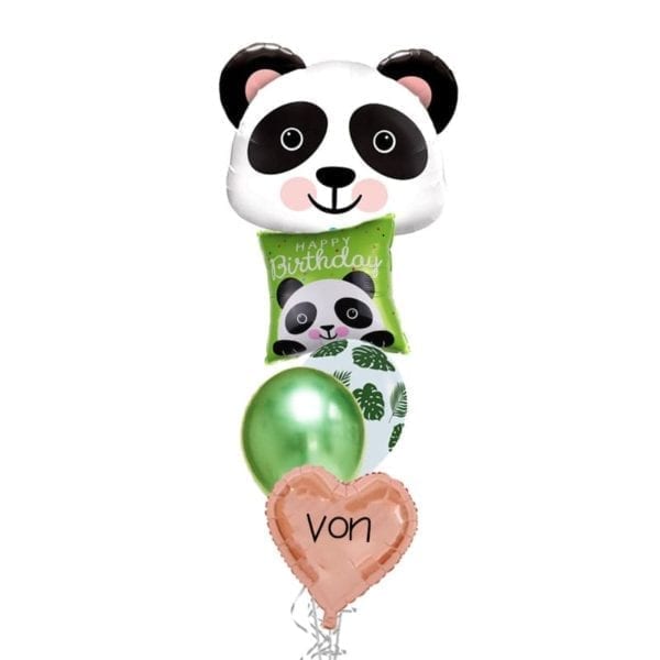 Panda Bear Birthday Balloon Bouquet
