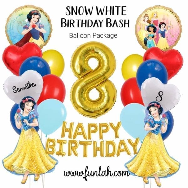 Snowwhite Balloon Package