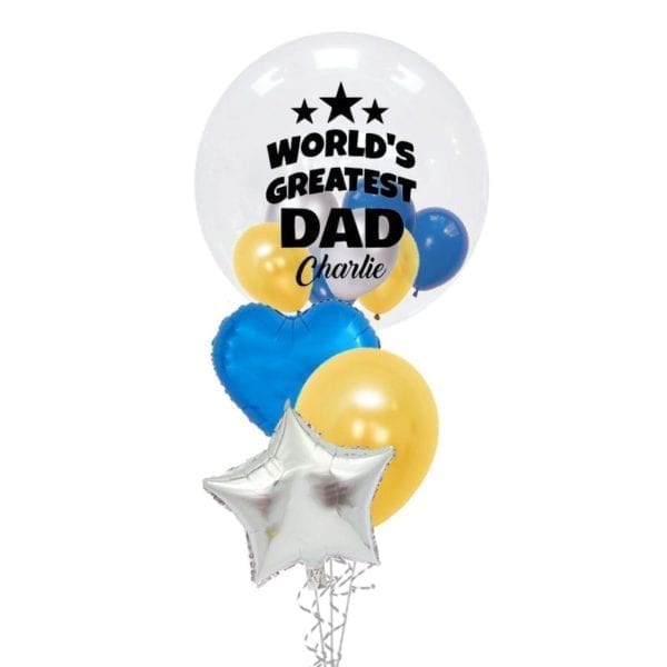 World Greatest Dad Balloon Bouquet