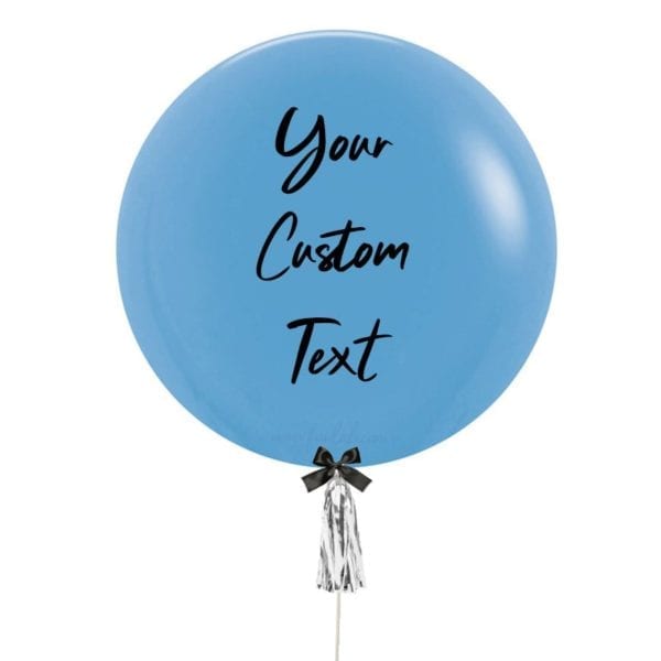 24 inch Customize Fashion Blue Jumbo Balloon