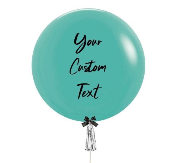 24 inch Customize Fashion Caribbean Blue Jumbo Balloon
