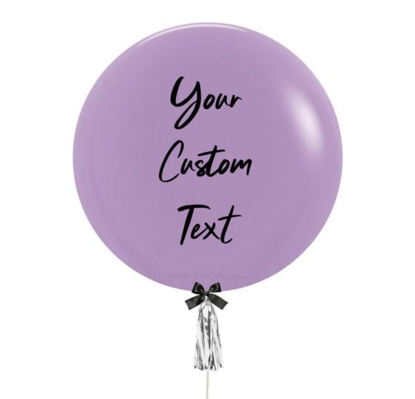 24 inch Customize Fashion Lilac Jumbo Balloon
