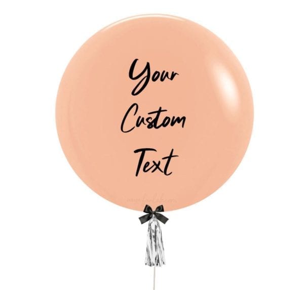 24 inch Customize Fashion Peach Blush Jumbo Balloon