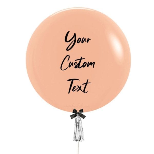 24 inch Customize Fashion Peach Blush Jumbo Balloon