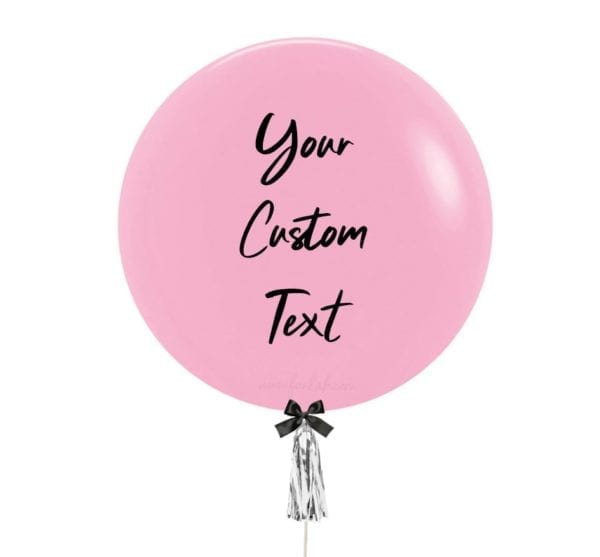 24 inch Customize Fashion Pink Jumbo Balloon