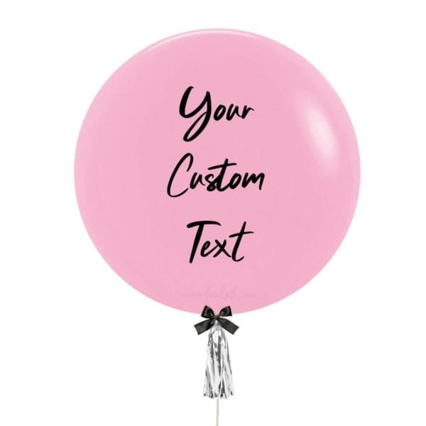 24 inch Customize Fashion Pink Jumbo Balloon