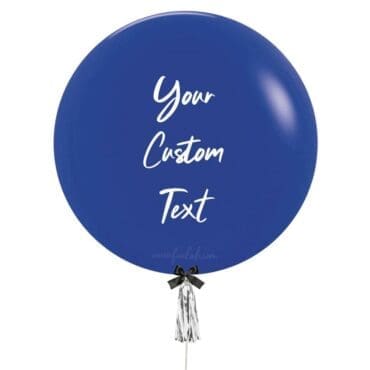 24 inch Customize Fashion Royal Blue Jumbo Balloon
