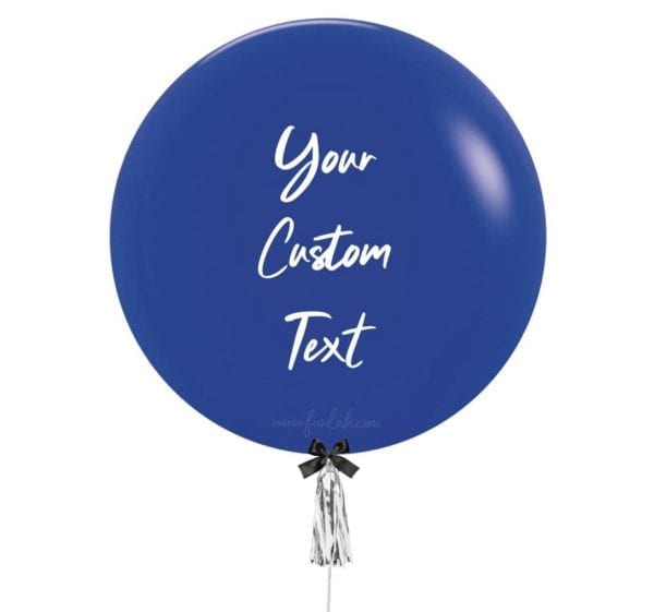 24 inch Customize Fashion Royal Blue Jumbo Balloon