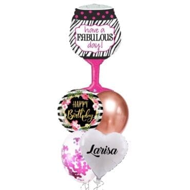 Have a fabulous day balloon bouquet