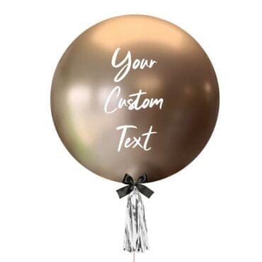 JUMBO BALLOON HELIUM CUSTOMIZE- REFLEX GOLD
