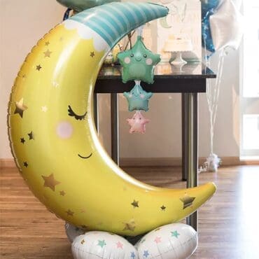 Baby Moon and Stars balloon Airloonz