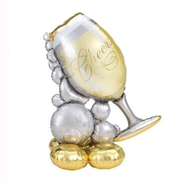 Bubbly Wine Glass Airloonz