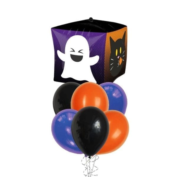 Emoticon Cube Halloween Balloon