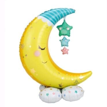 40 inch Baby Moon and Stars Jumbo Balloon Airloonz