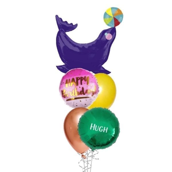 Purple Seal Balloon Bouquet