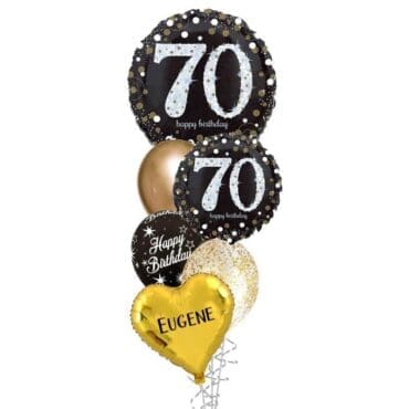 70 YEARS Birthday Balloon Bouquet