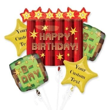 TNT Minecraft Balloon Bouquet