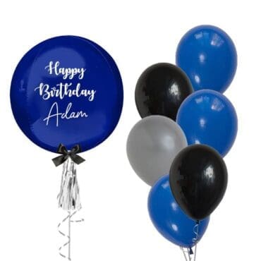 Navy Blue ORBZ with Side Bouquet