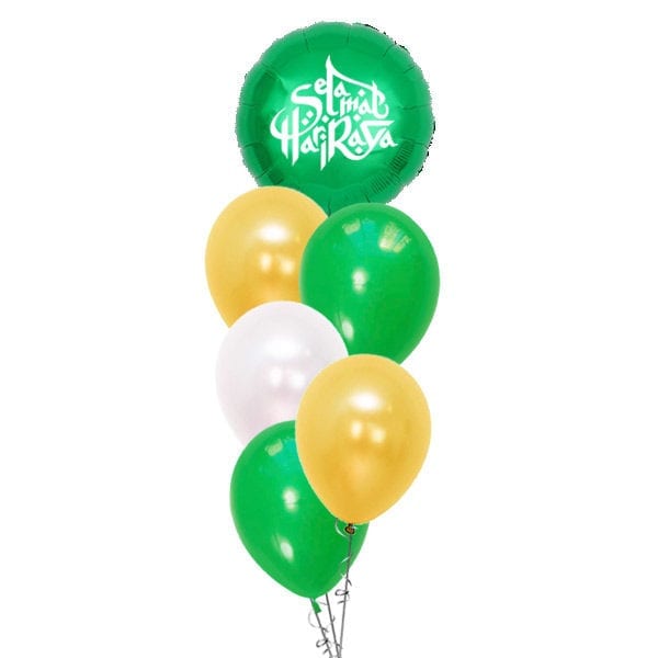 Hari Raya Sphere Green Layer Balloon Bouquet