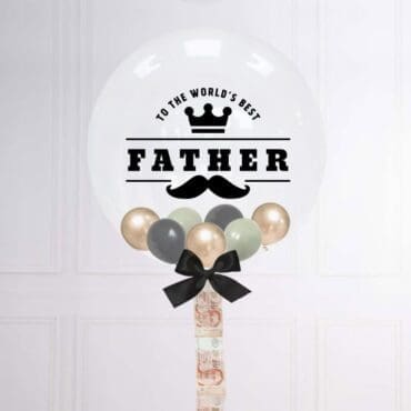 World's Best Father Surprise Balloon with Mini Balloons
