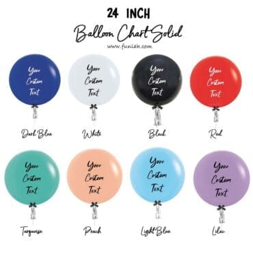 24 inch solid balloon chart FATHERS DAY