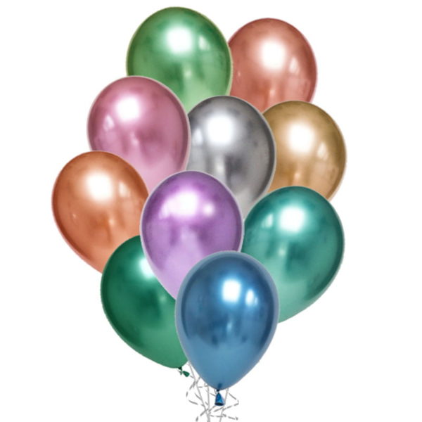 Chrome-Balloon-Cluster