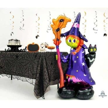 55 inch Halloween Scary Witch Airloonz Pic