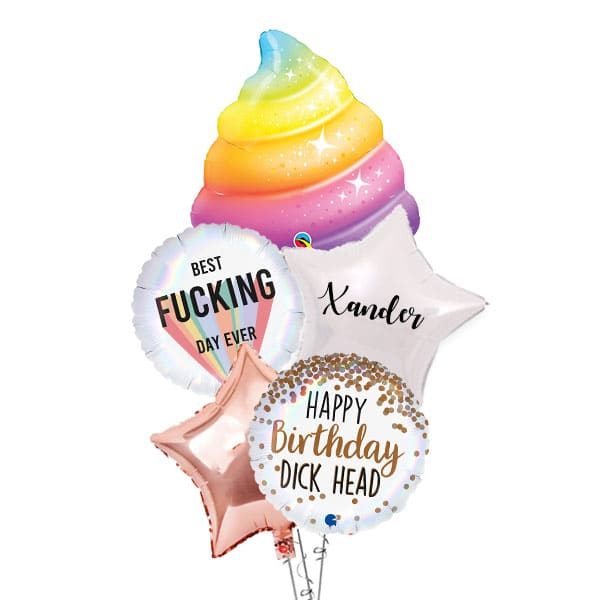 [Explicit Series] Birthday Dick Head Balloon Bouquet