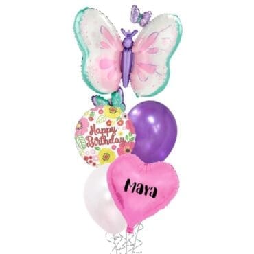Flutter Butterfly Balloon Bouquet