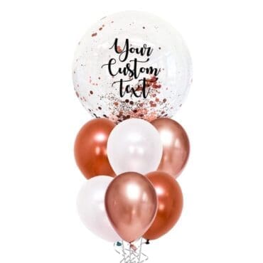 Rose Gold Mix Confetti Giant Bouquet