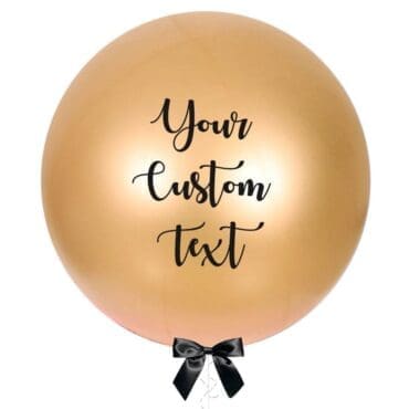 36 inch jumbo balloon gold personalized