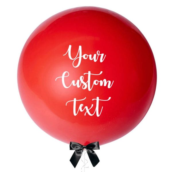 36 inch jumbo balloon red personalized