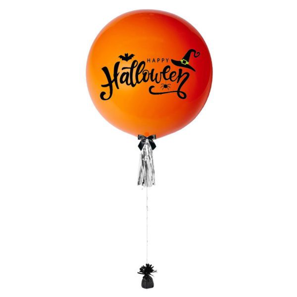 36 inch Halloween jumbo balloon orange