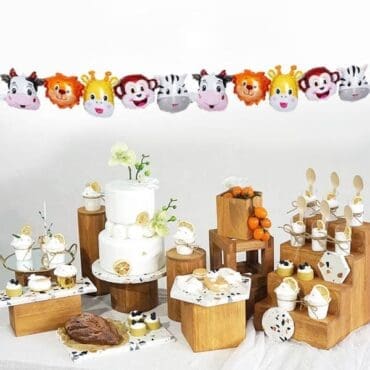 Animal Garland Air Filled Foil Balloon