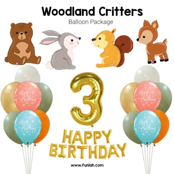 Balloon-Package-Woodland-Critters