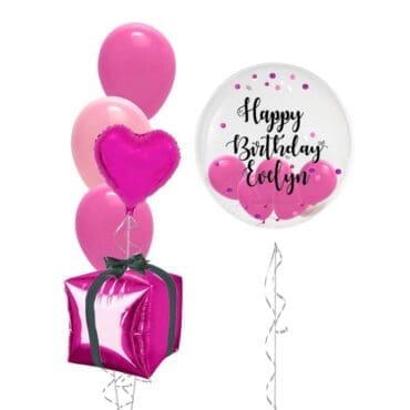 Fuchsia LUXE balloon package