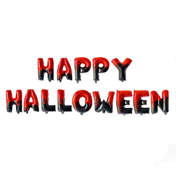 Happy Halloween Bloody Foil Letter Balloon