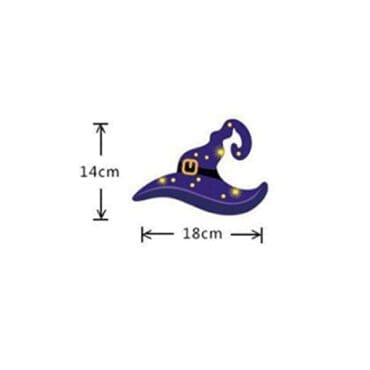 Happy-Halloween-Wizards-&-Witches-Hat-Paper-Buntingmeasurement